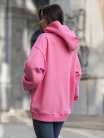 Damska bluza Staff pink oversize fleece