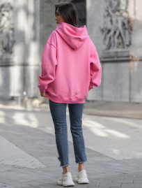 Damska bluza Staff pink oversize fleece