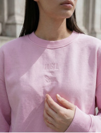 Bluza Staff x Husll pink logo oversize