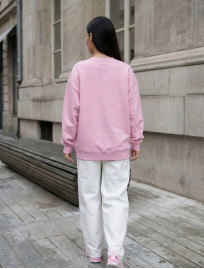 Bluza Staff x Husll pink logo oversize