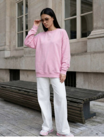 Bluza Staff x Husll pink logo oversize