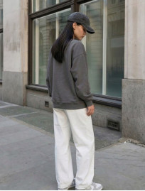 Bluza Staff x Husll gray logo oversize