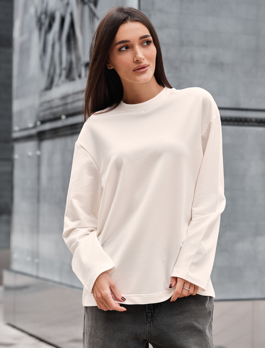 Longsleeve Staff milk
