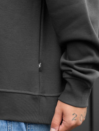 Bluza Staff dark gray2 oversize fleece