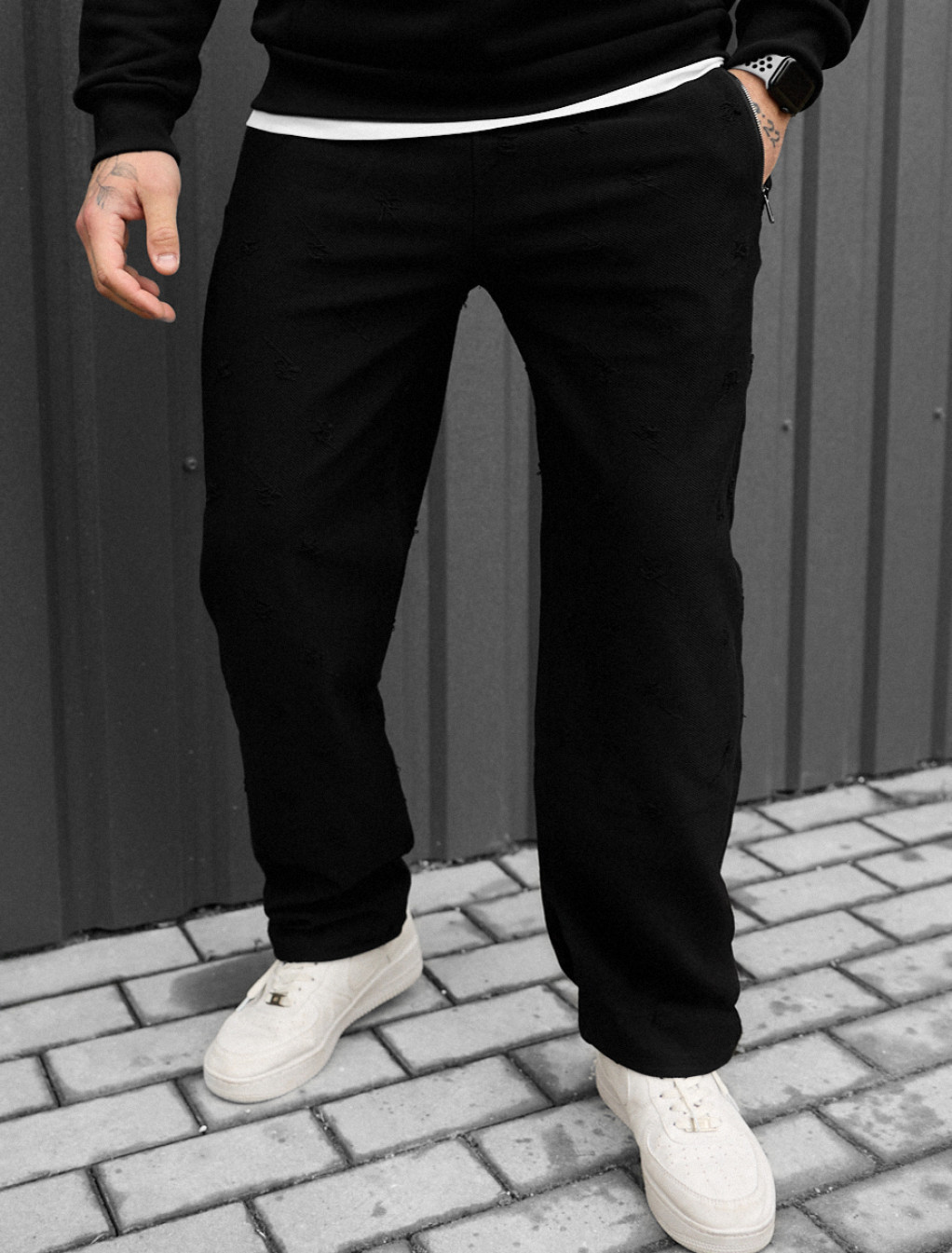 Spodnie dresowe Staff tor black