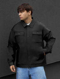 Kurtka skórzana Staff sf black