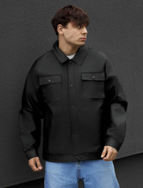 Kurtka skórzana Staff sf black