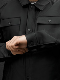 Kurtka skórzana Staff sf black