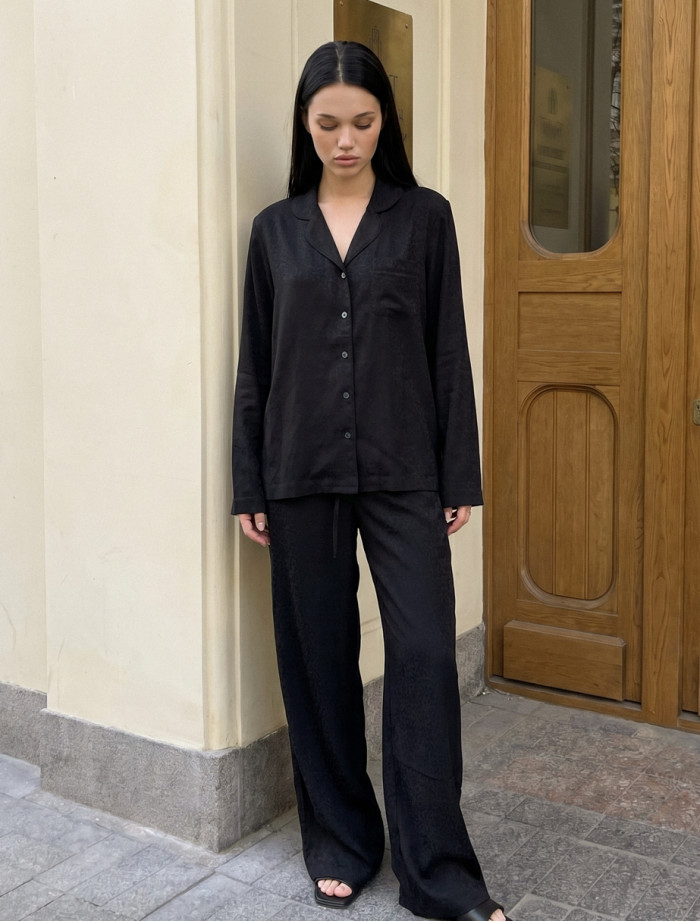 Komplet koszula + spodnie Staff duxy black