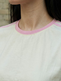 Komplet koszulka + spodenki Staff pry light yellow & pink
