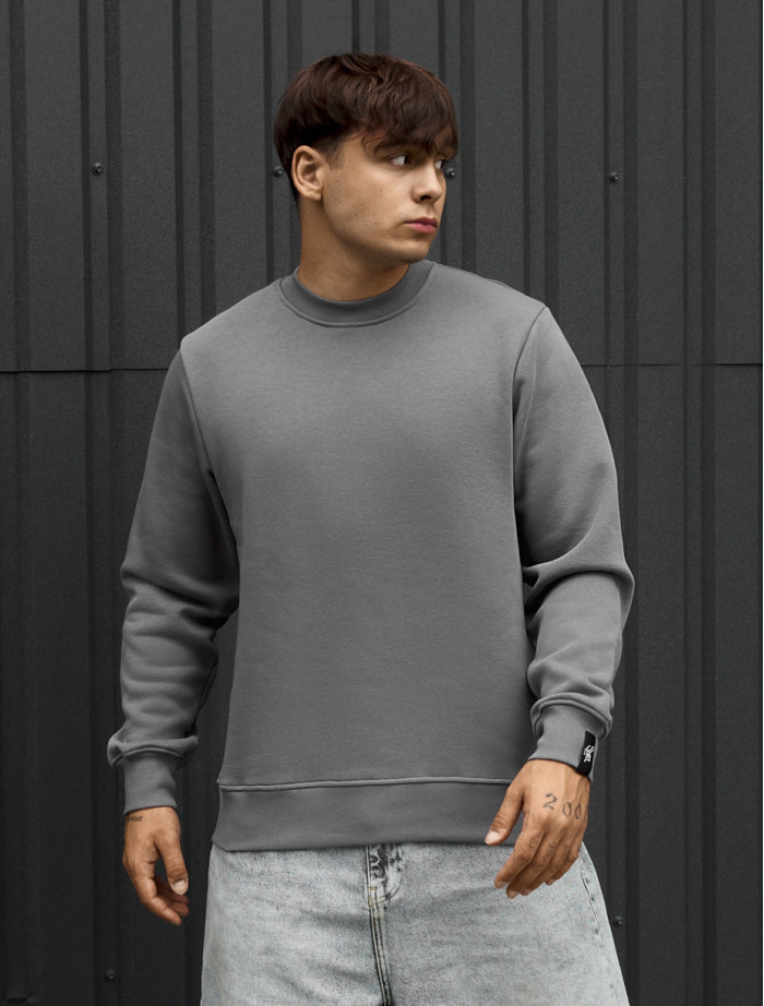 Bluza Staff gray basic fleece