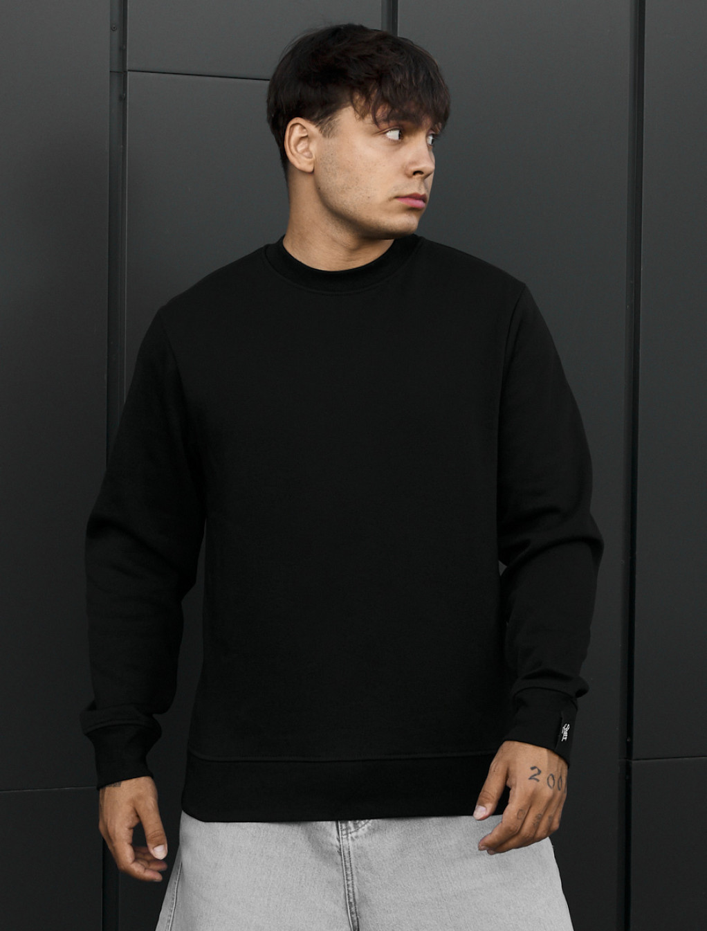 Bluza Staff black basic fleece
