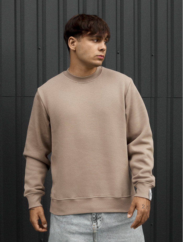 Bluza Staff beige basic fleece