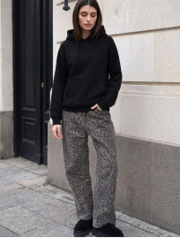 Bluza Staff ry black oversize fleece
