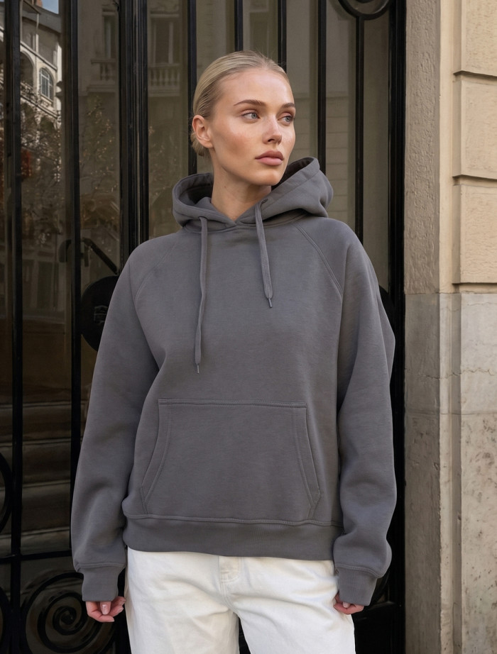 Bluza Staff ry gray oversize fleece