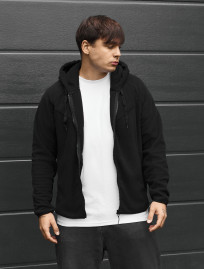 Bluza Staff tan zip black fleece