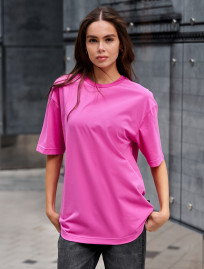 Damska koszulka Staff li pink oversize