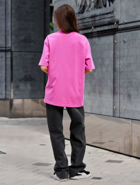 Damska koszulka Staff li pink oversize