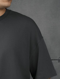 Koszulka Staff dark gray oversize