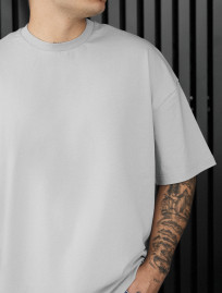 Koszulka Staff light gray oversize