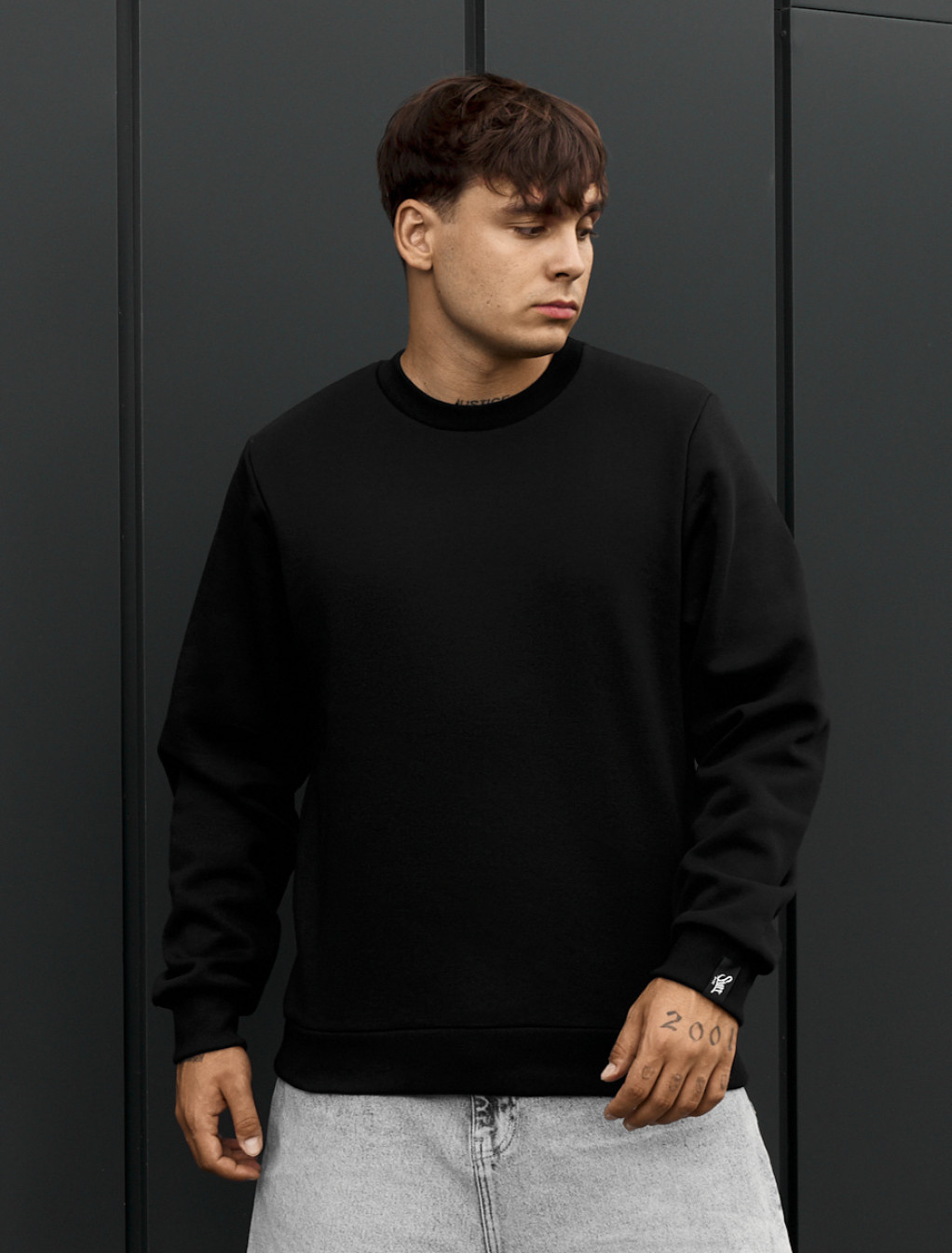 Bluza Staff black basic fleece