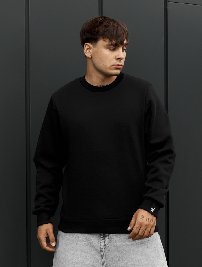 Bluza Staff black basic fleece