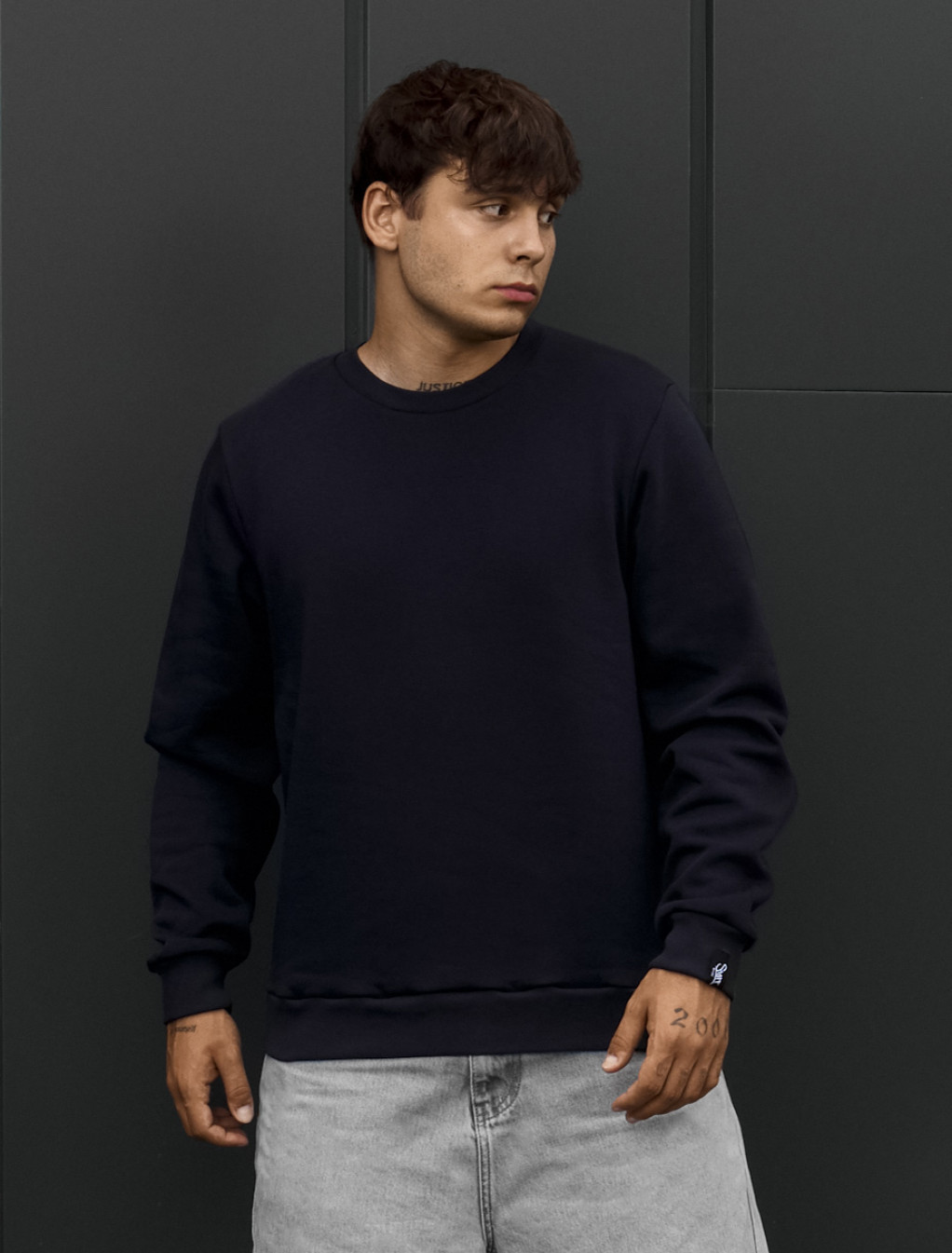 Bluza Staff dark blu basic fleece