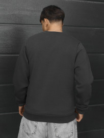 Bluza Staff  dark gray basic fleece