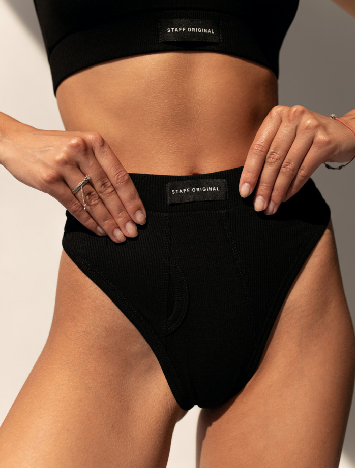 Majtki damskie Staff be black