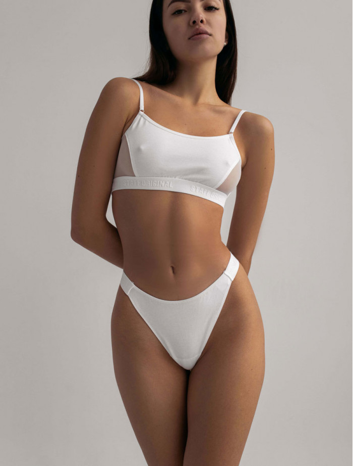 Biustonosz Staff avo white