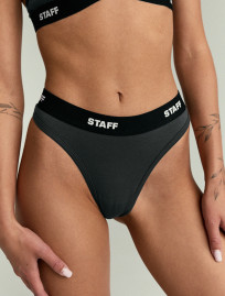 Majtki Staff an logo dark gray