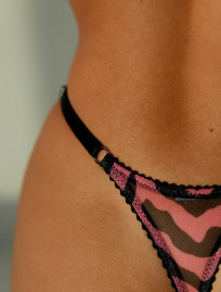 Majtki Staff li black pink