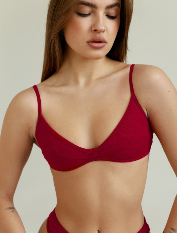 Biustonosz Staff jax bordo