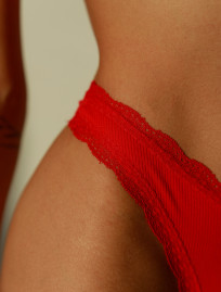 Majtki Staff lili red