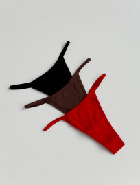Majtki Staff un black/brown/red (3 szt.)
