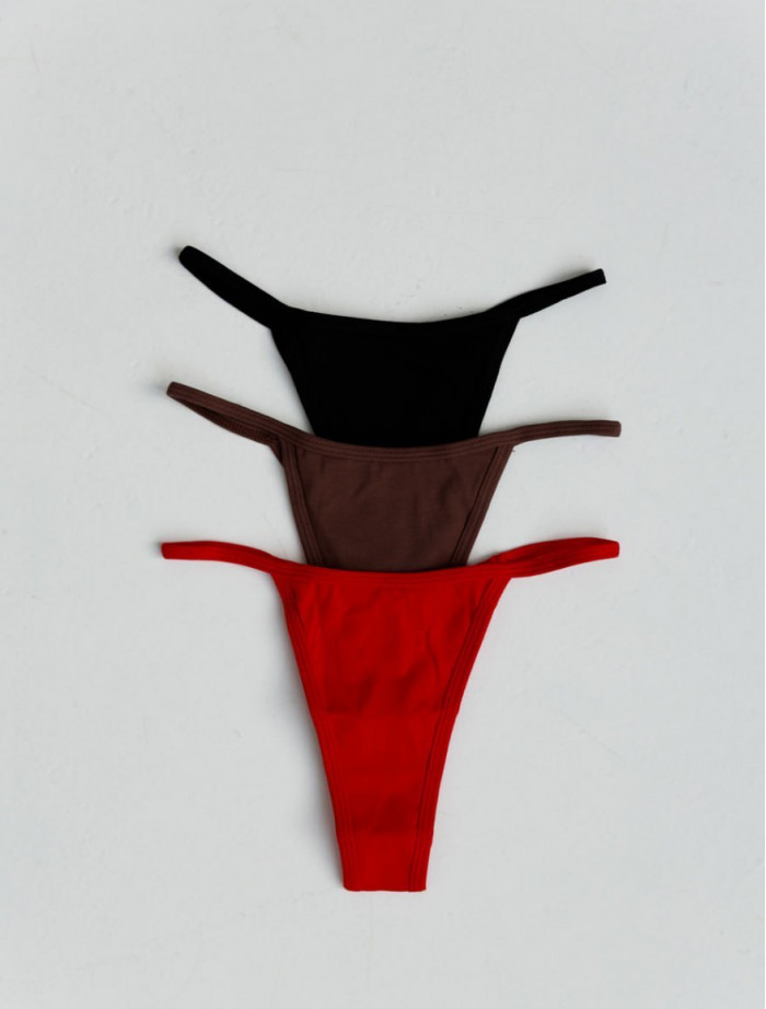 Majtki Staff un black/brown/red (3 sz.)