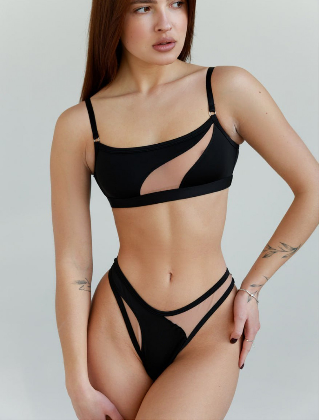 Biustonosz Staff wa black & beige