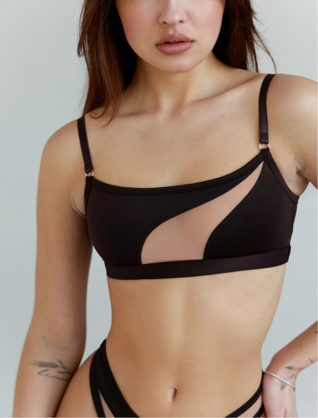 Biustonosz Staff wa dark brown & beige