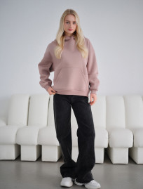 Damska bluza z kapturem Staff jox powder oversize fleece
