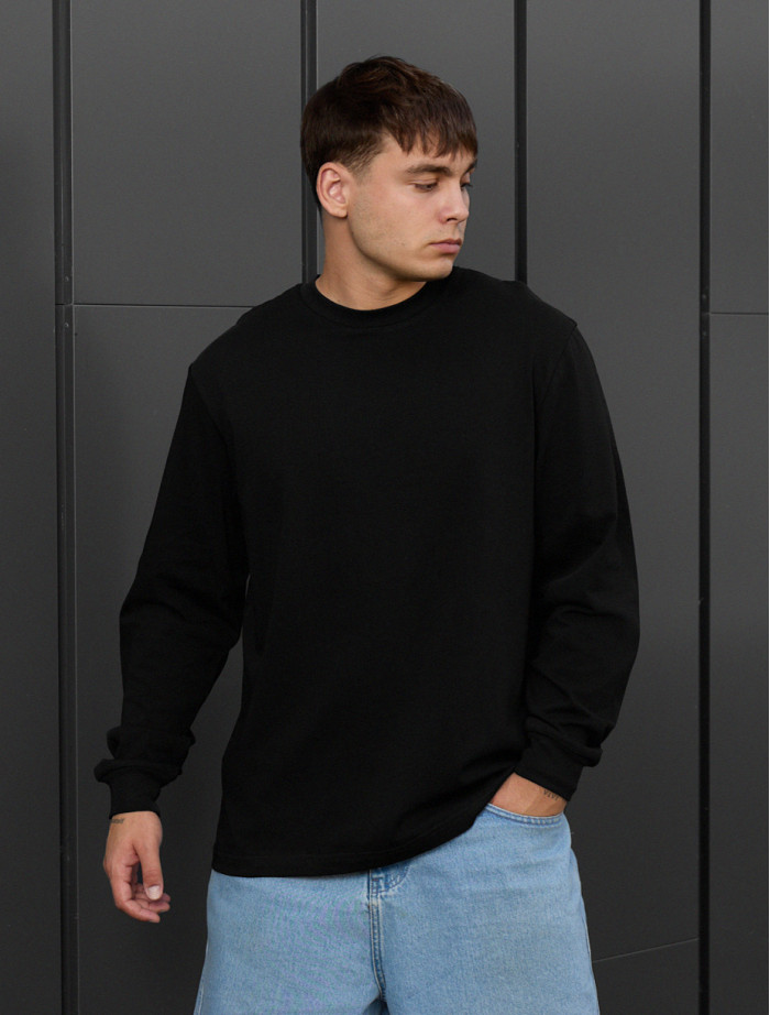 Longsleeve Staff black oversize