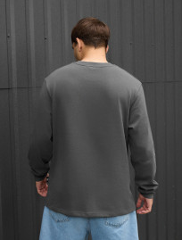 Longsleeve Staff gray oversize