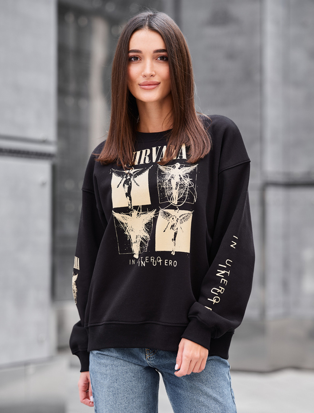 Bluza Staff nirv oversize fleece