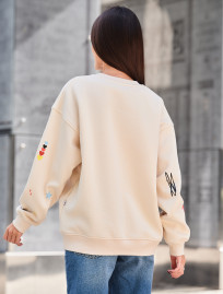 Bluza Staff loves you oversize fleece