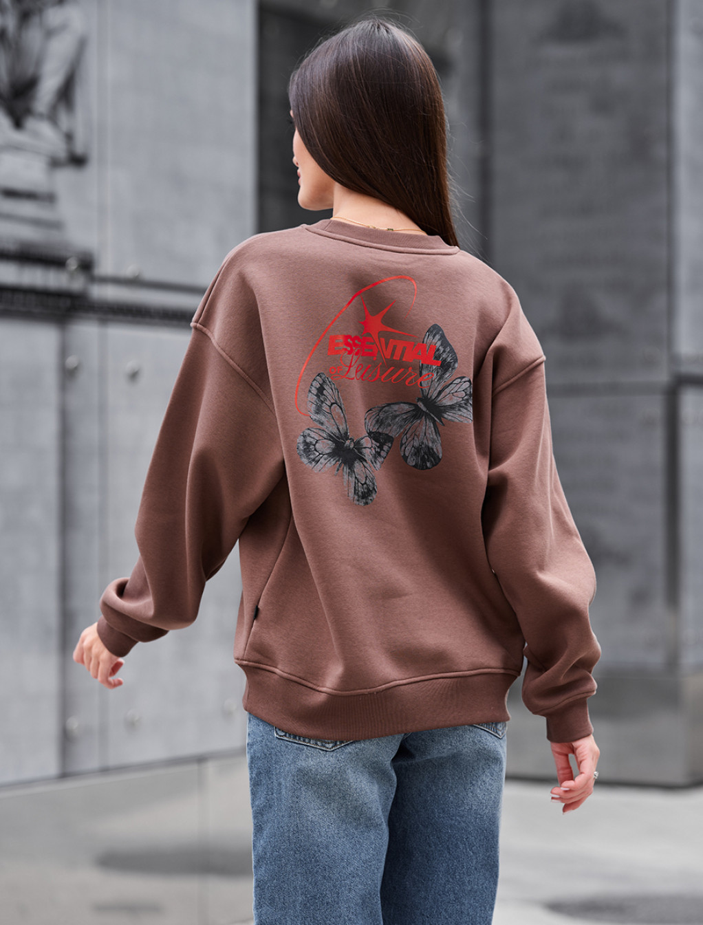 Bluza Staff essential oversize fleece