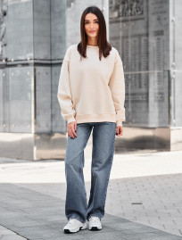 Bluza Staff milk oversize fleece