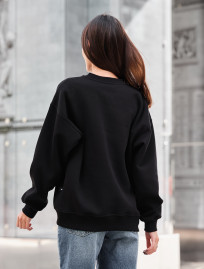 Błuza Staff black oversize fleece