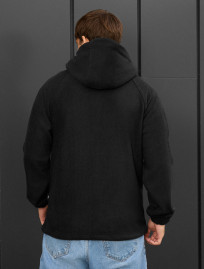 Bluza Staff zip black fleece