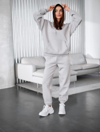Dres Staff lo light gray oversize fleece