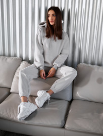 Dres Staff lo light gray oversize fleece