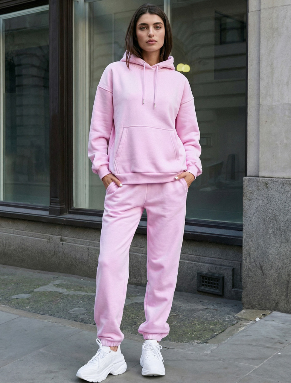 Dres Staff lo pink oversize fleece